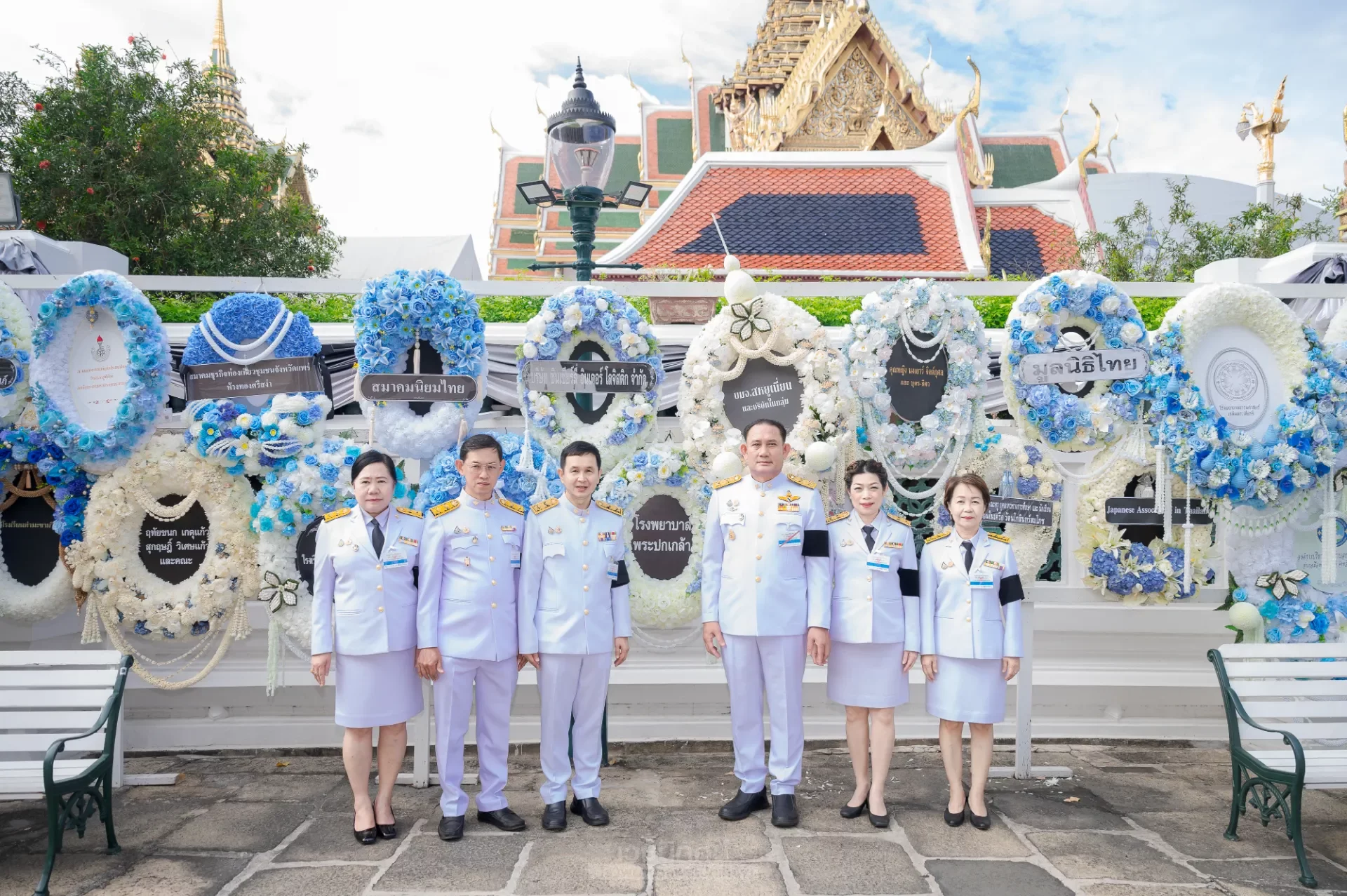 เป็นเจ้าภาพบำเพ็ญกุศล และพระพิธีธรรมสวดพระอภิธรรมพระบรมศพ