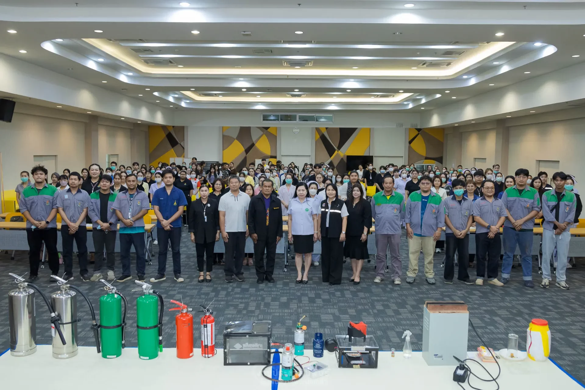 โครงการฝึกอบรมซ้อมแผนอัคคีภัย